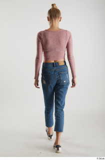 Kate Jones  1 back view blue jeans casual dressed…